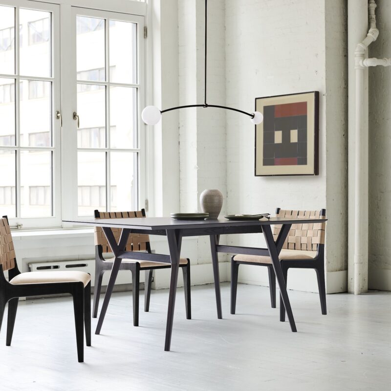 Lucille Mid Century Extendable Dining Table