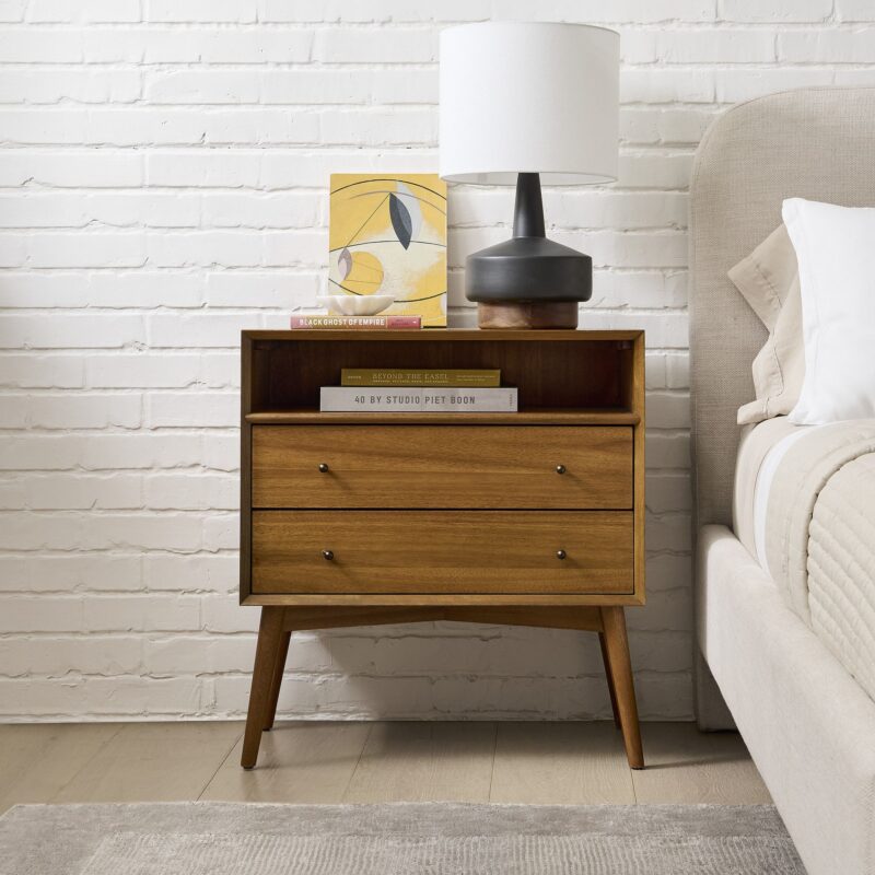 Lucille Mid Century Grand Nightstand