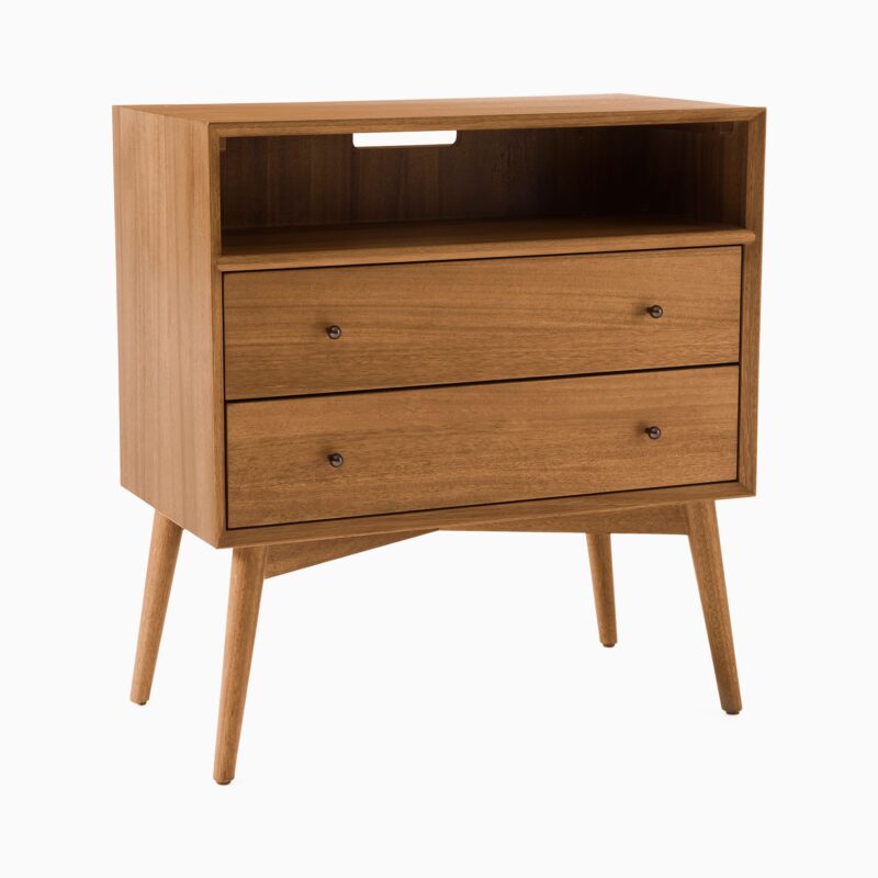 Lucille Mid Century Grand Nightstand