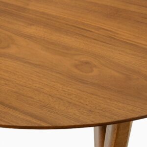 Lucille Mid Century Round Extendable Dining Table