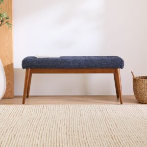 lucille-mid-century-upholstered-bedroom-bench-1 Lucille Mid Century Upholstered Bedroom Bench