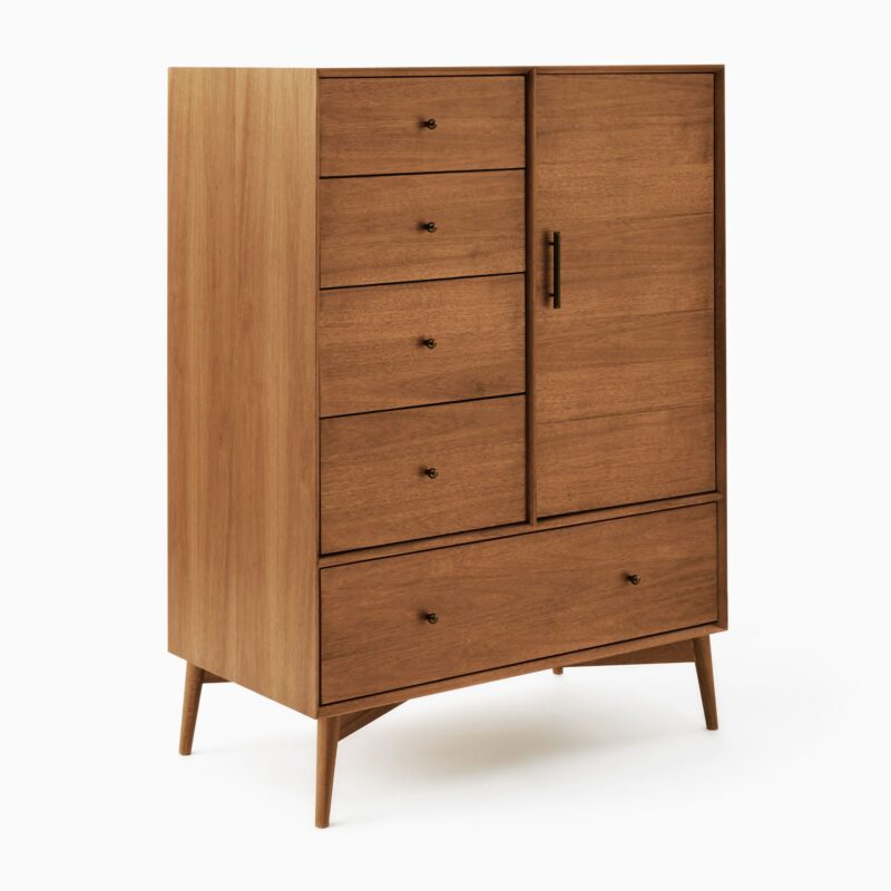 Lucille Mid Century Wardrobe Chest