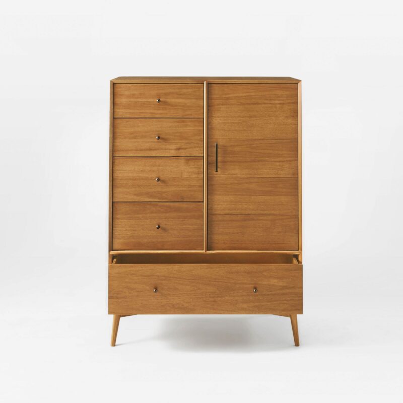 Lucille Mid Century Wardrobe Chest