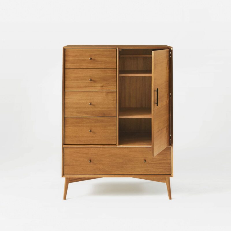 Lucille Mid Century Wardrobe Chest