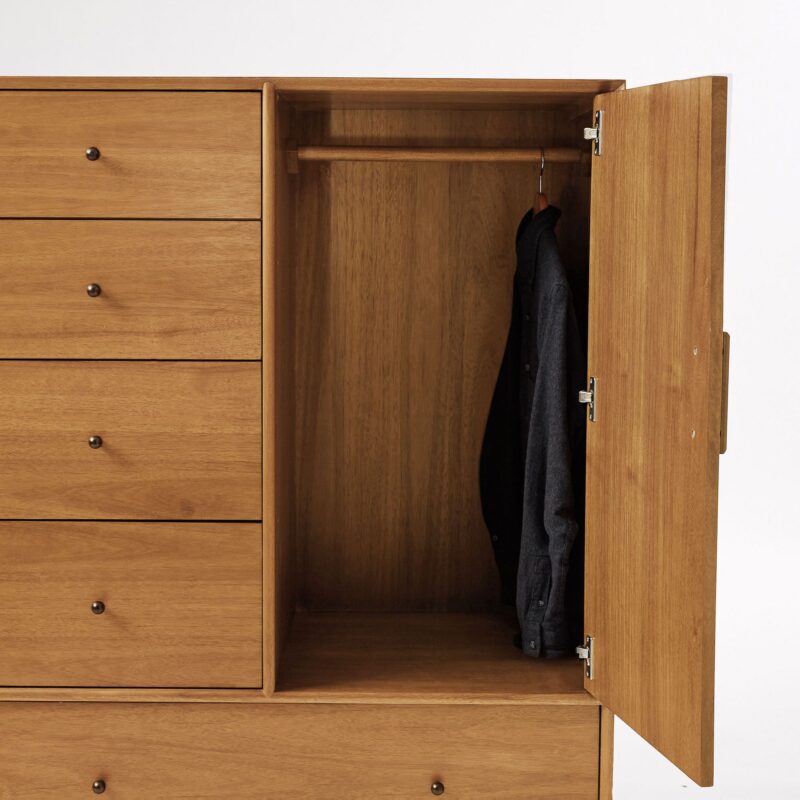 Lucille Mid Century Wardrobe Chest