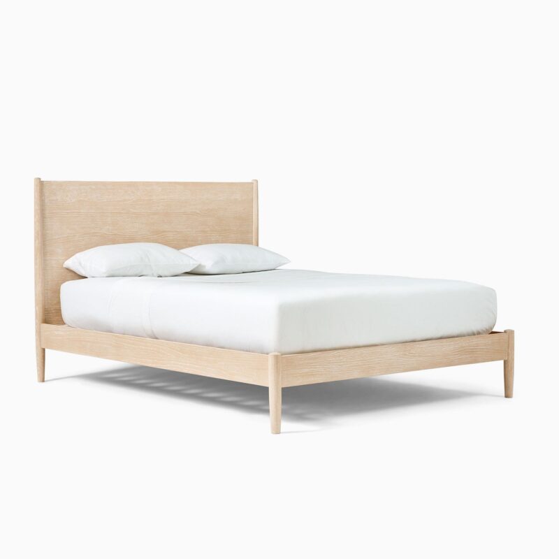 Lucille Mid Century Wooden Bed