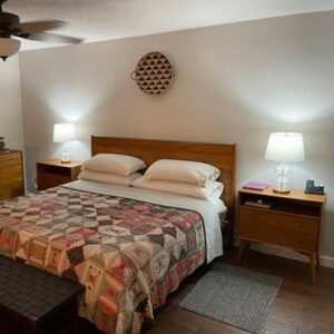 Lucille Mid Century Wooden Bed