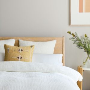 Lucille Mid Century Wooden Bed
