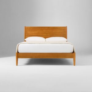 Lucille Mid Century Wooden Bed
