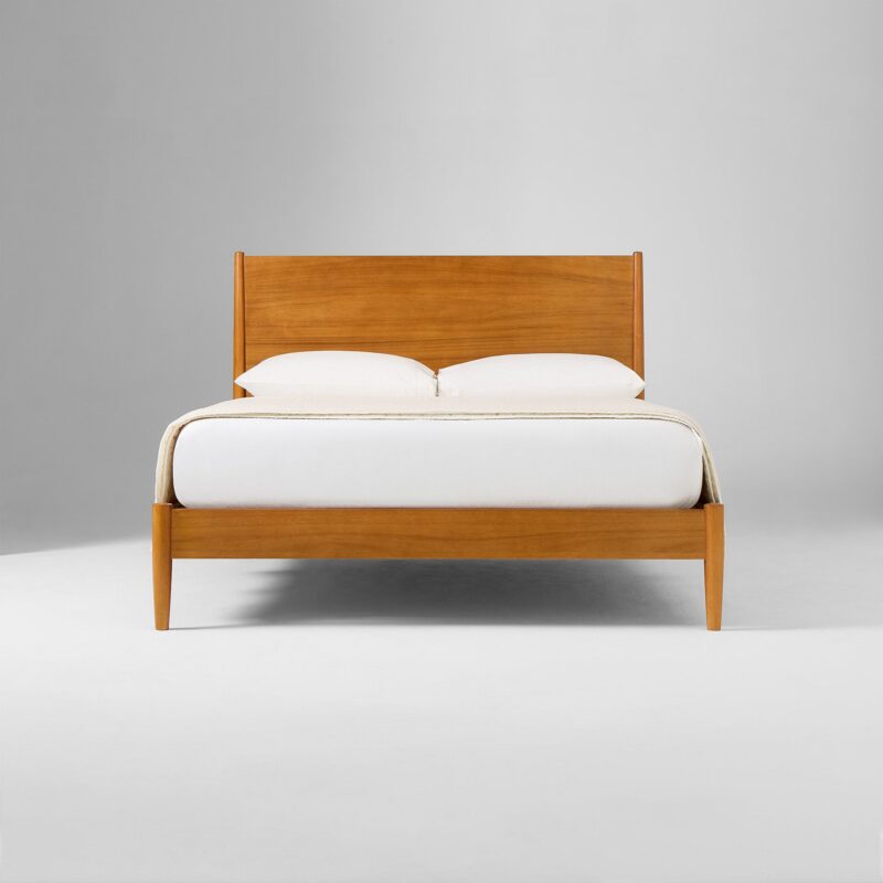 Lucille Mid Century Wooden Bed