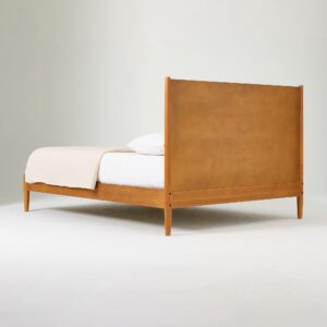 Lucille Mid Century Wooden Bed