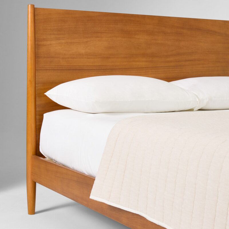 Lucille Mid Century Wooden Bed