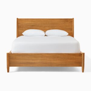 Lucille Mid Century Wooden Storage Bed