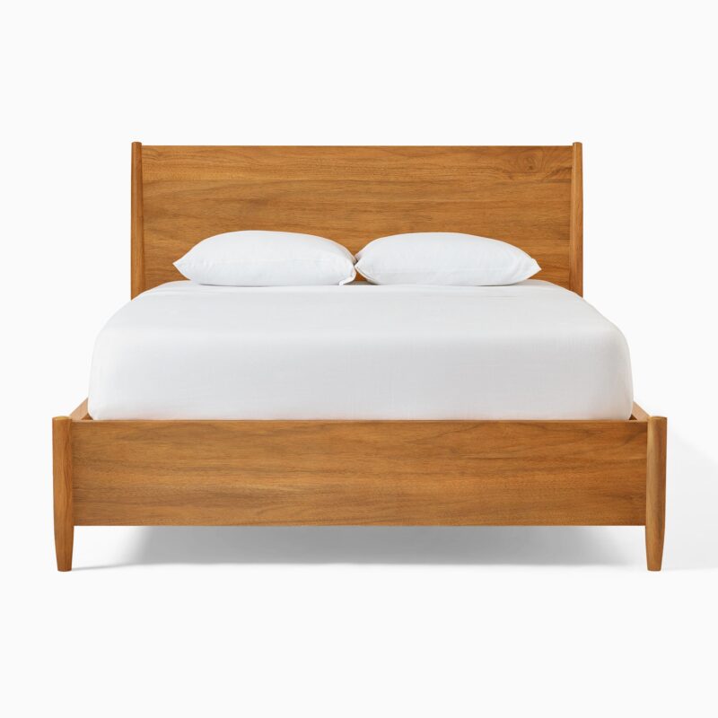 Lucille Mid Century Wooden Storage Bed
