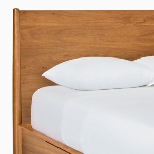Lucille Mid Century Wooden Storage Bed