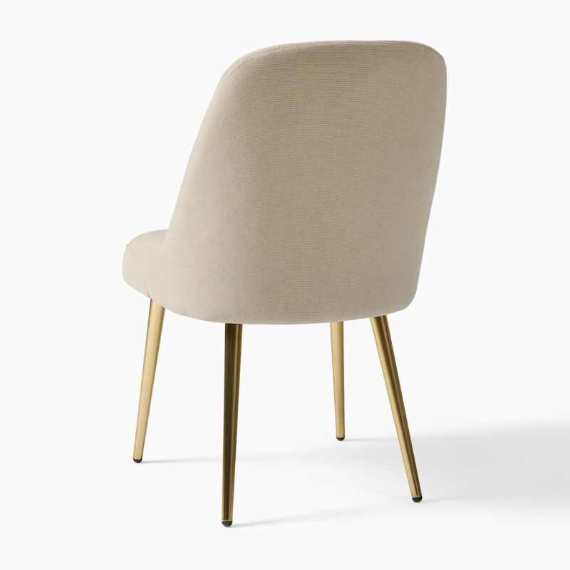 Lucille Upholstered Dining Chair with Metal Legs