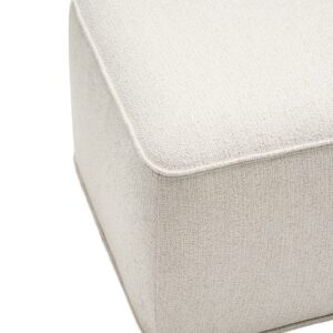 Luna Oval Coffee Table with Upholstered Ottomans