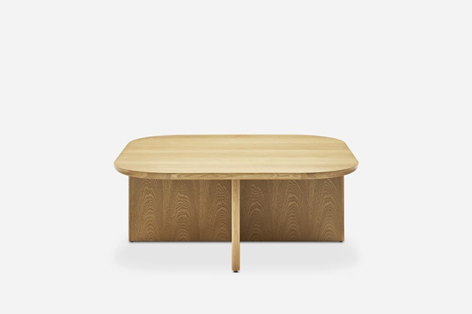Luna Square Coffee Table with Upholstered Ottomans
