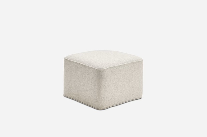 Luna Square Coffee Table with Upholstered Ottomans