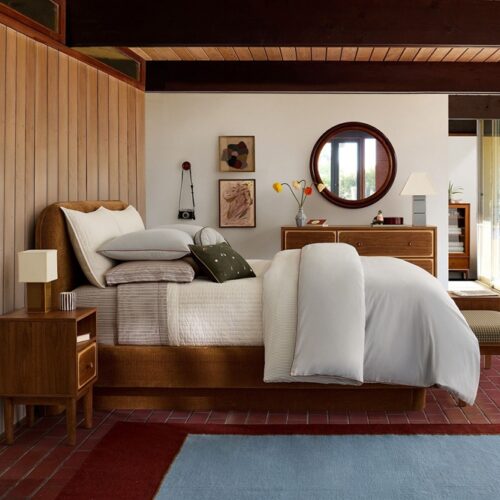 Nora Curved Platform Bed