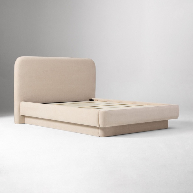 Nora Curved Platform Bed
