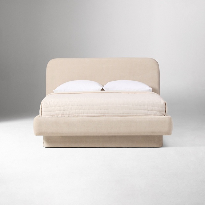 Nora Curved Platform Bed