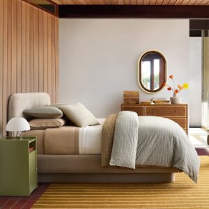 Nora Curved Platform Bed