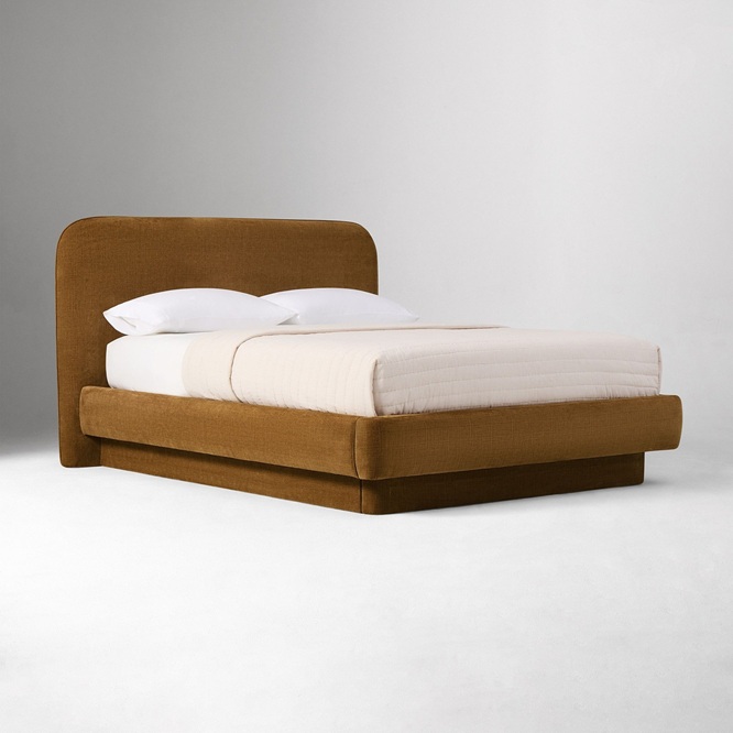 Nora Curved Platform Bed