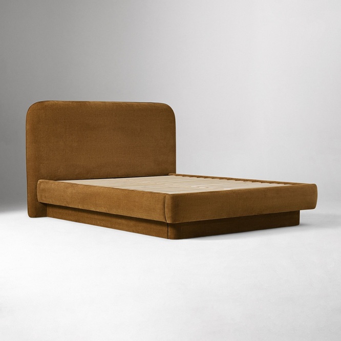 Nora Curved Platform Bed