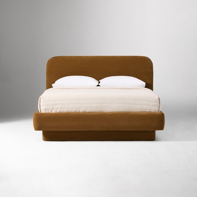 Nora Curved Platform Bed