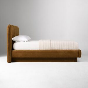 Nora Curved Platform Bed