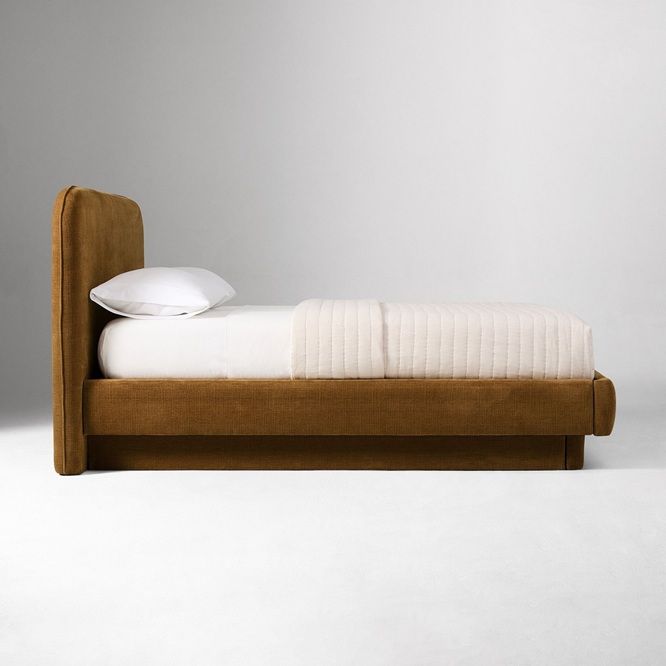 Nora Curved Platform Bed