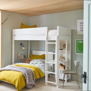 Teddy Twin Loft Bed with Desk/Drawers