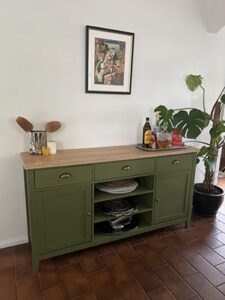 Archie Sideboard - Olive Green/Natural