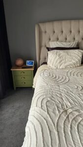 Archie Three Drawer Pedestals - Olive Green/Natural