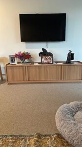 Zaylo Tv Stand - Honey Oak