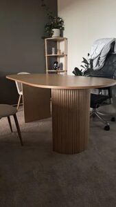 Elix 6 Seater Dining Table - Black