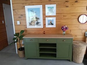 Archie Sideboard - Olive Green/Natural