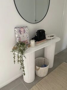 Elix Console Table - White