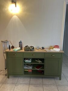 Archie Sideboard - Olive Green/Natural