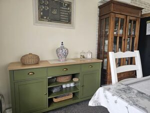 Archie Sideboard - Olive Green/Natural