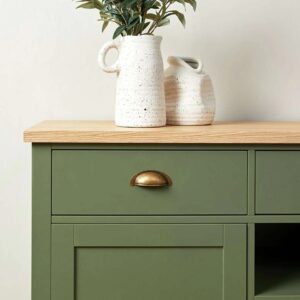 Archie Sideboard - Olive Green/Natural