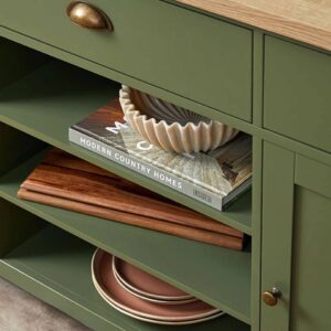 Archie Sideboard - Olive Green/Natural