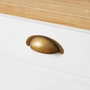 Archie Desk - White/Natural