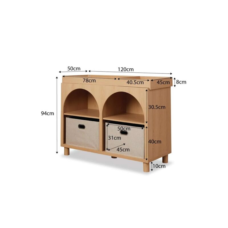 Arden Change Table with Removable Top