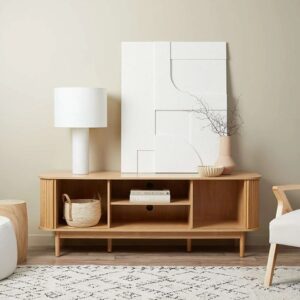 Avori Tv Stand with Open Shelves - Natural