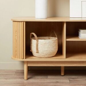 Avori Tv Stand with Open Shelves - Natural