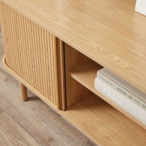 Avori Tv Stand with Open Shelves - Natural