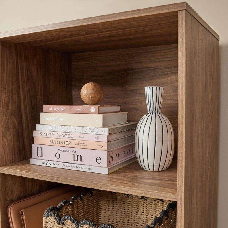 Carlo Bookcase - Pecan
