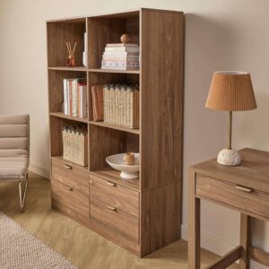 Carlo Bookcase - Pecan